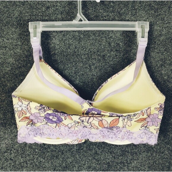 Adore Me Bra 32C Underwire Push Up Padded Front Enclosure Elastic Straps Racer - Picture 5 of 12